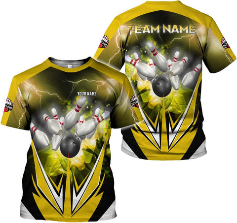 Rivelus Custom 3D Bowling Shirts Personalized for Men and Women - Unique Team Shirt & Gifts for Bowling Lovers