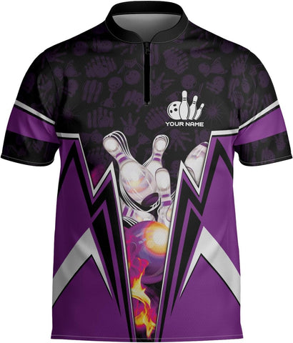 mostprints Personalized Bowling Jersey Gift 3D Custom Bowling Shirts for Team Name Bowl Bowler Shirt Unisex Cool Men Women