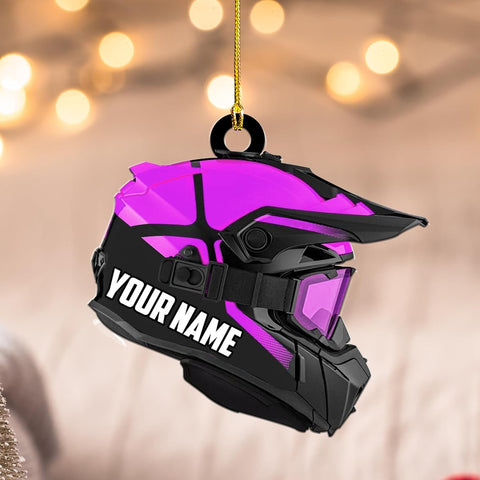 RoyalBro Personalized Snowmobile Ornament Snowmobile Gear Shoes Christmas Ornament for Snowmobile Lovers, Snowmobile Christmas Ornament Gift for Snowmobile Lovers (Style 5)