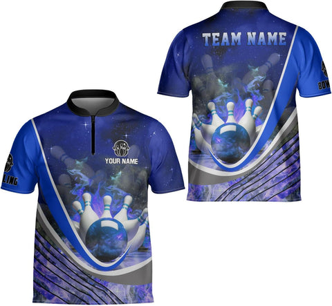 Ligthuy Personalized Bowling Jersey 3D, Bowling Shirts for Team, Bowling Shirt Unisex for Men Women, Bowling Shirts for Men