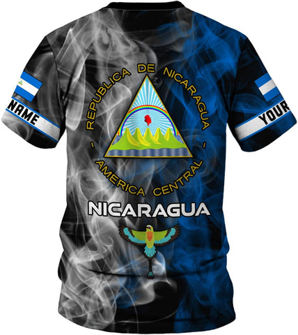 Personalized Nicaragua Shirt Custom Nicaragua Flag Lion Shirt for Men & Women Nicaraguan Camisas T-Shirt, Nicaragua Tshirt