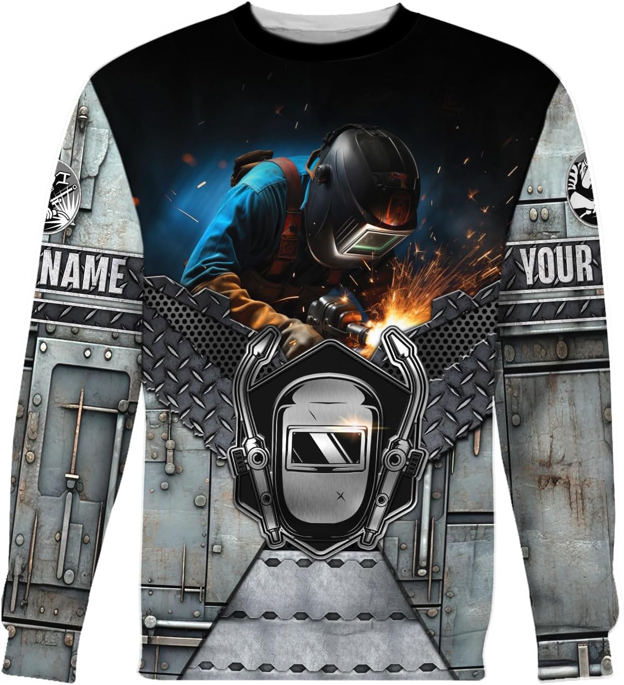 MAPrints Personalized Welder Hoodies, Welder 3D Hoodie Welding Shirt Hoodie, Tshirt, Zip Hoodie, Sweatshirt For Men Women