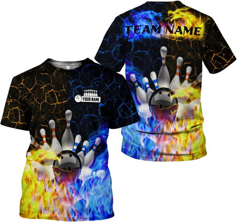 Custom Bowling Shirts, Personalized Name Bowling Shirts Unisex, Bowling Jerseys for Men & Women, Team Bowling Shirt Gift