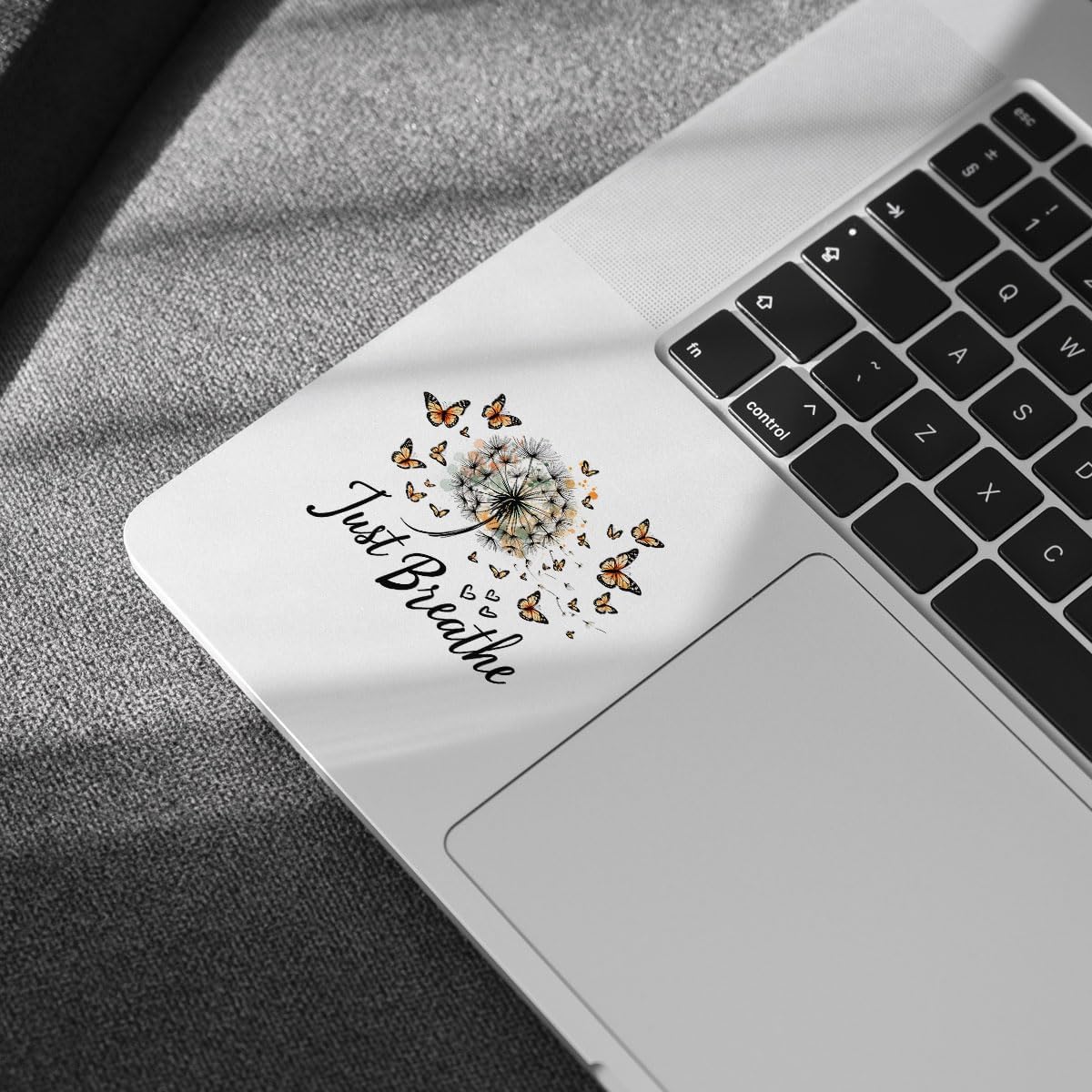 3 Pcs Just Breathe Sticker, Meditation Sticker, Mindfulness Sticker, Mindfulness in Every Breath Sticker for Laptop Water Bottle Phone Car Window Helmet Vinyl Stickers 3 Inches