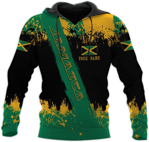 Suseaz Personalized Jamaica Shirt 3D, Jamaica Flag Lion 3D Hoodie, Jamaican Pride 3D T-Shirt, Jamaica Tshirt 3D for Men Women