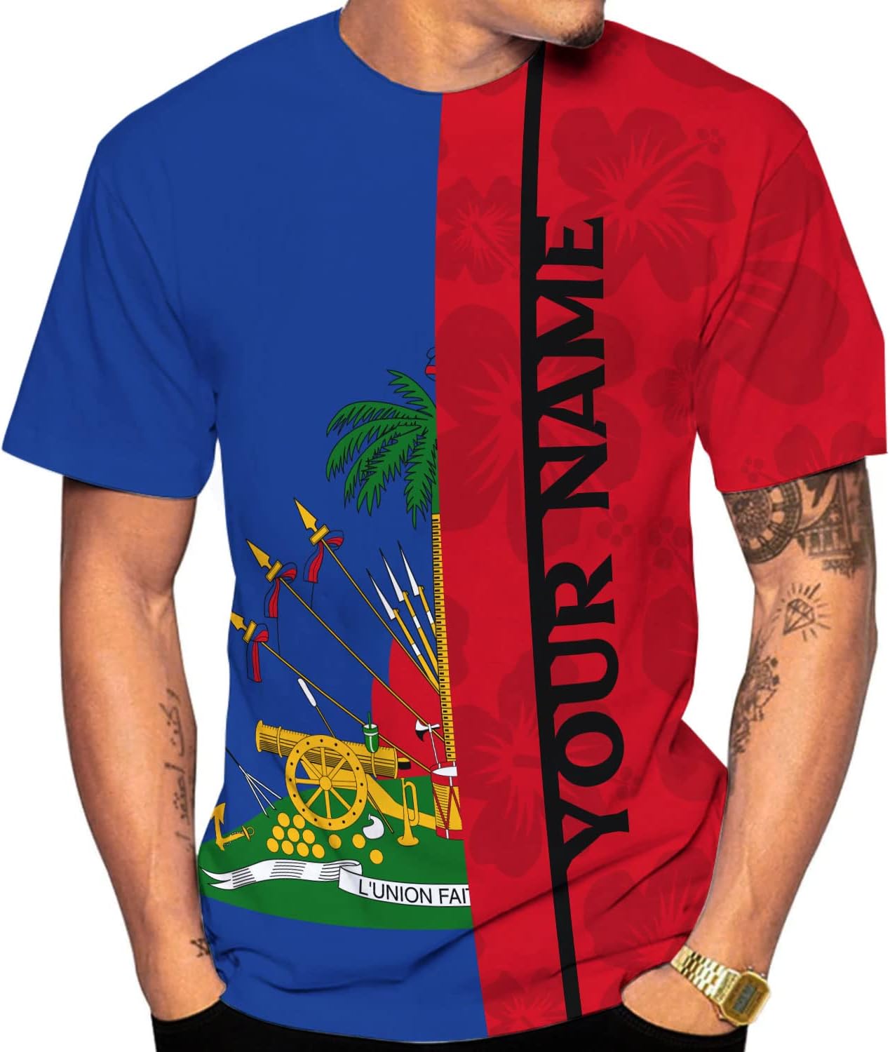 Personalized Haiti Shirt, Haitians Flag Pride Shirt, Haiti Shirts for Men & Women, Haitian Pride Tshirt, Haitian Flag Shirt