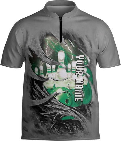 Artparel Personalized Bowling Jersey 3D Custom Bowling Shirts for Team Bowling Shirt Unisex for Men Women Bowling Jerseys 3D