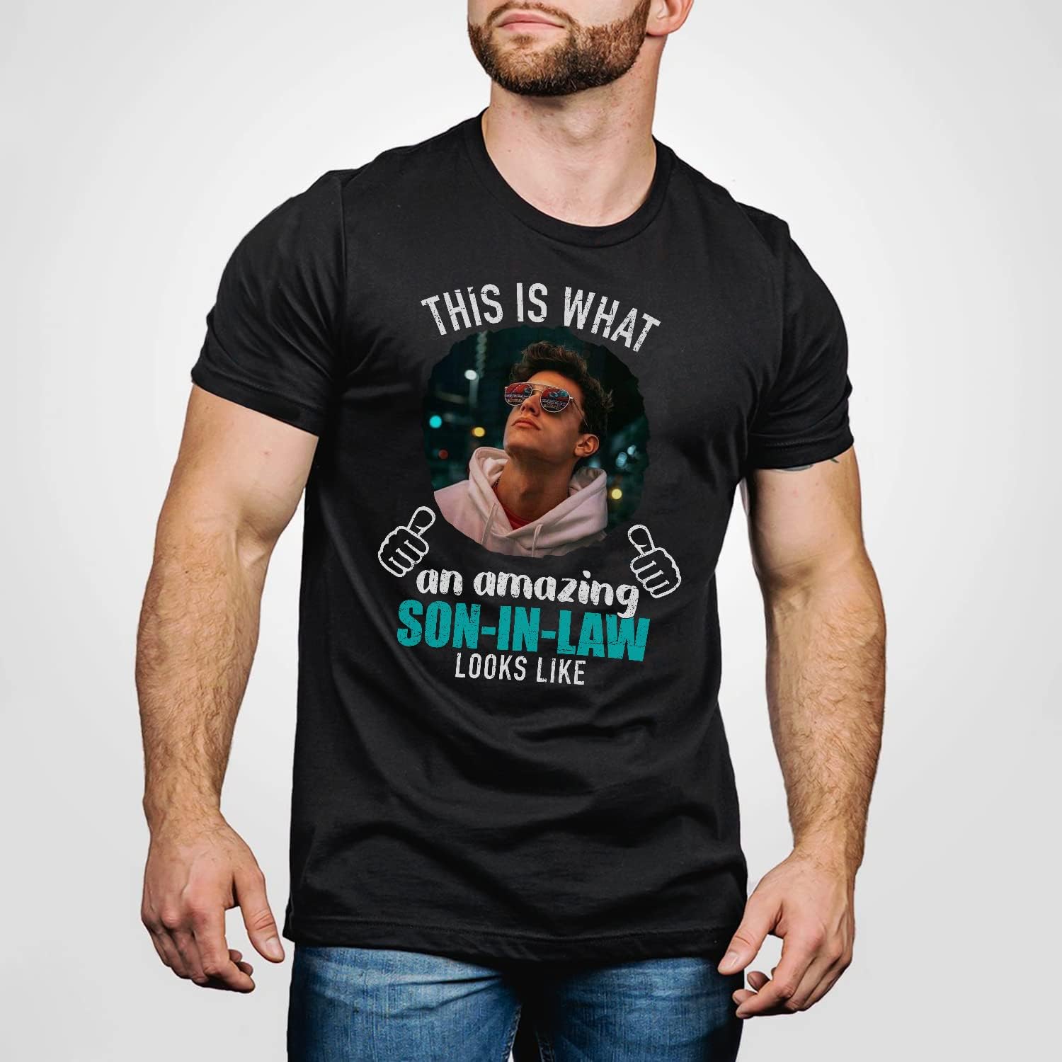 HomeDesign Personalized My Son in Law is My Favorite Child Shirt, Son in Law Tshirt, my favorite child is my son in law Shirt