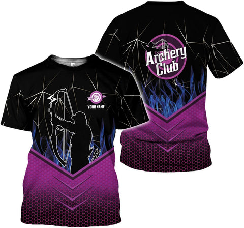 Artparel Personalized Archery Shirt 3D Archery Target Bow Archery Shirts for Men Women Archer Archery Lovers T-Shirt S-5XL