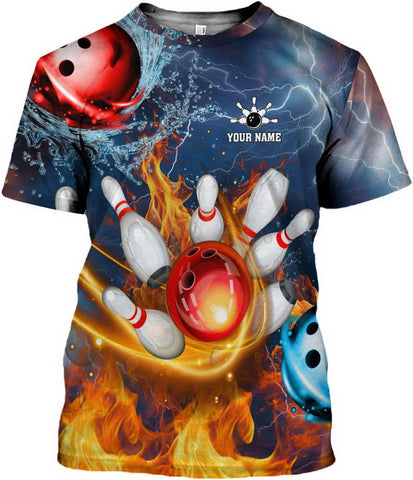 Mostprints Custom 3D Bowling Shirts Personalized for Men and Women - Unique Team Shirt & Gifts for Bowling Lovers