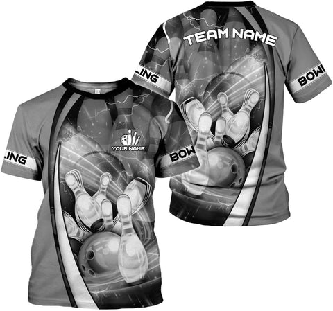 HomeDesign Personalized Name Bowling Shirts for Men & Women, Bowling Shirts for Team Bowling, Bowling Shirts Gift Unisex