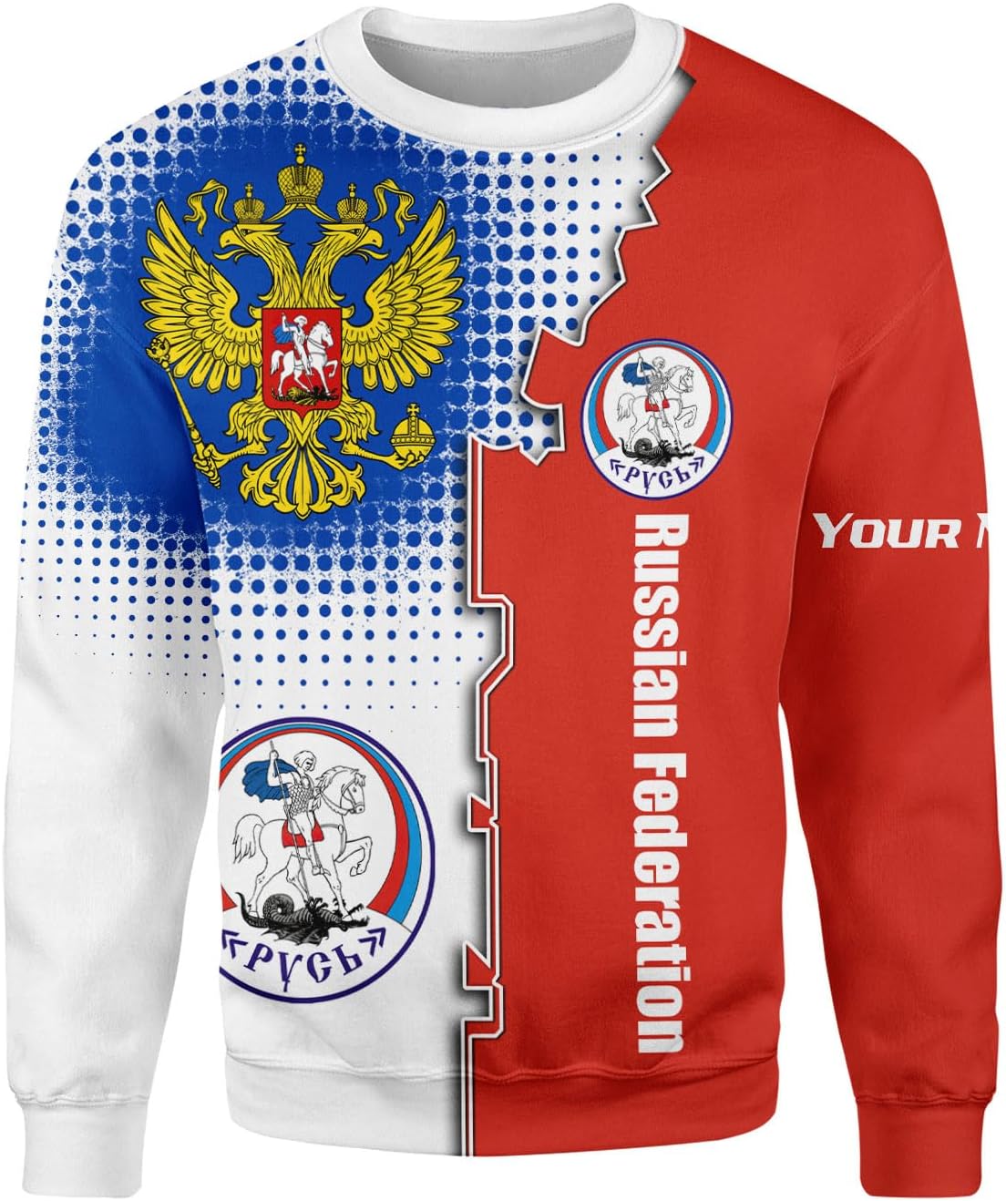 Personalized Russia Shirts Russian Shirt Russian Unisex Shirts Russia Flag Pride Shirts Russia Flag Coat of Arms Shirts