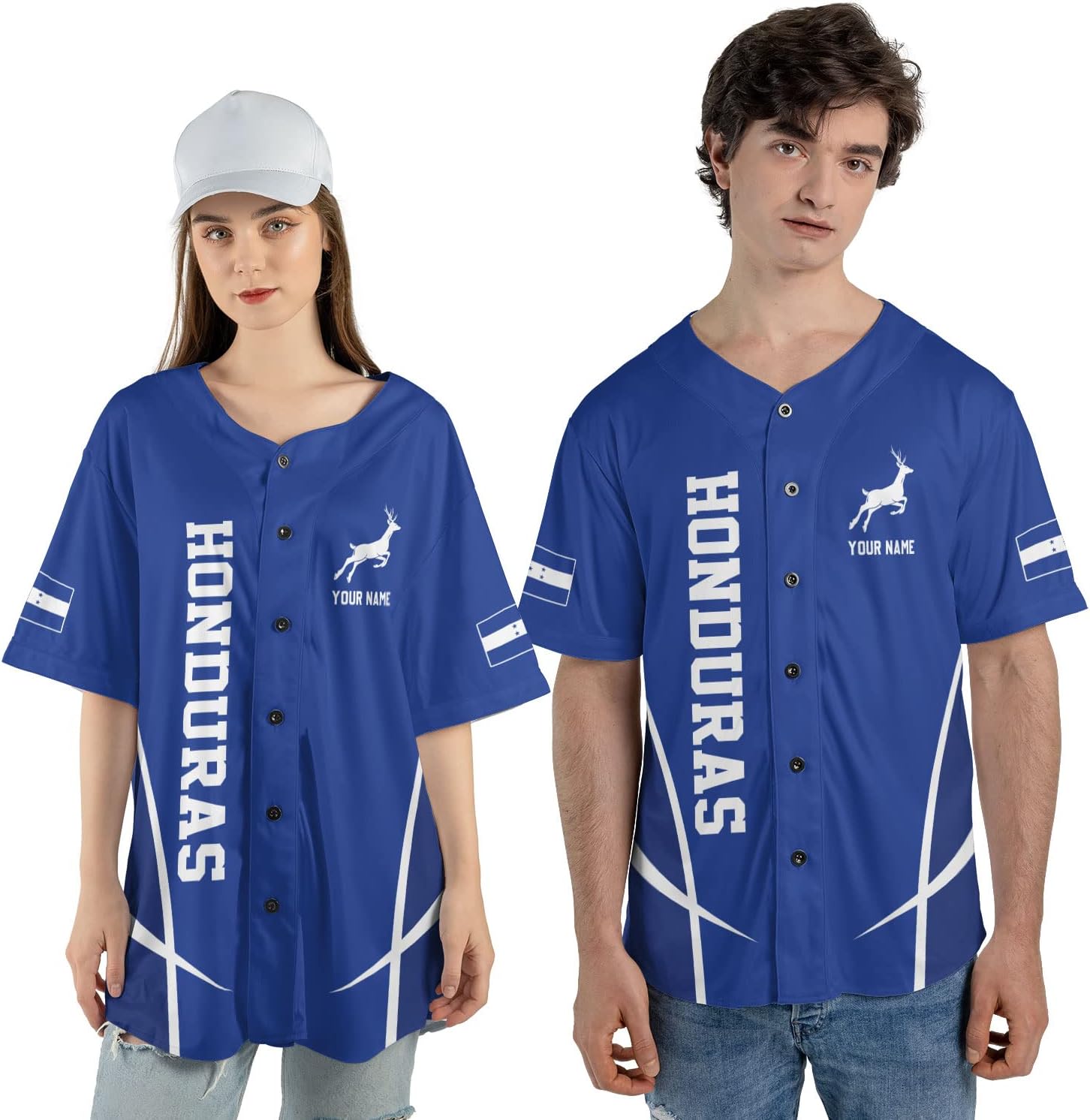 AOVL Personalized Honduras Baseball Jersey Shirt, Honduras Jersey for Men and Women, Jersey Honduras, Camisa Honduras Hombre