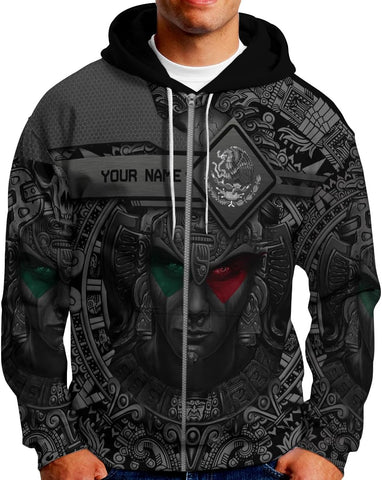 Mostprints Personalized Name Mexican Hoodie 3D, Mexican Hoodies for Men, Unisex Mexico Hoodie, Mexico Hoodies for Men