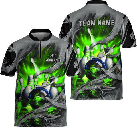 Mostprints Personalized Bowling Jersey 3D, Bowling Shirts for Team, Bowling Shirt Unisex for Men Women, Bowling Shirts for Men