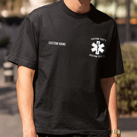 Custom EMT EMS Embroidered Sweatshirt Hoodie Personalized Paramedic Uniform Emergency Medical Technician Shirts Men Women