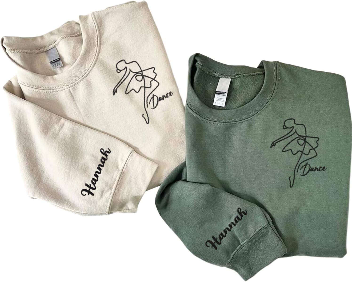 Suseaz Dance Personalized Embroidered Sweatshirt, Funny Dance Mom Mother's Day Sweatshirt, Dancing Mom Clothing,Gifts For Mom