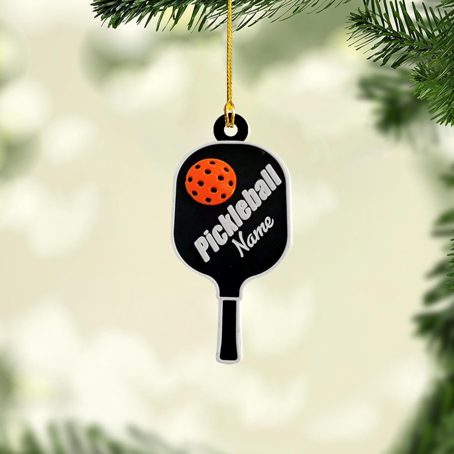 Royal Fight Personalized Pickleball Ornament Pickle Baller Sport Gifts Ornament Pickleball Ornament for Christmas Tree 2023 Pickleball Gifts Pickleball Paddles Ornaments (Pickleball 7)