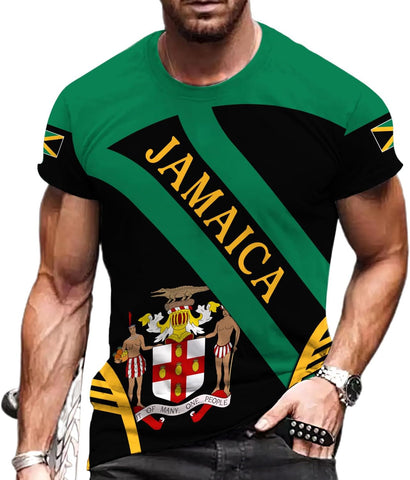 Personalized Jamaica Shirt Custom Jamaica Flag Lion Shirt for Men and Women, Jamaican Pride T-Shirt, Jamaica Tshirt Jamaicana