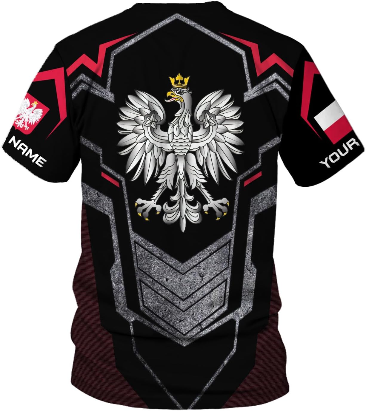 Parvii Personalized Poland Shirt Women & Men, Polska Tshirt Women Poland Shirt 3D, Poland Pride Shirts, Polish Eagle Polska