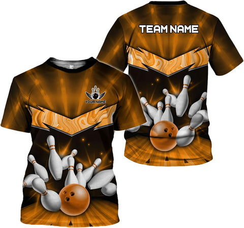 Custom Bowling Shirts, Personalized Name Bowling Shirts Unisex, Bowling Jerseys for Men & Women, Team Bowling Shirt Gift