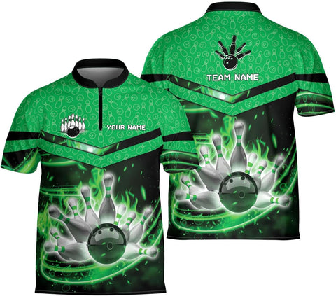 Ligthuy Personalized Bowling Jersey 3D, Bowling Shirts for Team, Bowling Shirt Unisex for Men Women, Bowling Shirts for Men