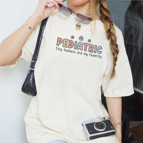 Custom Pediatric Nurse Embroidered Sweatshirt For Women, Personalized Registered Picu Nurse Crewneck Sweatshirt Hoodies