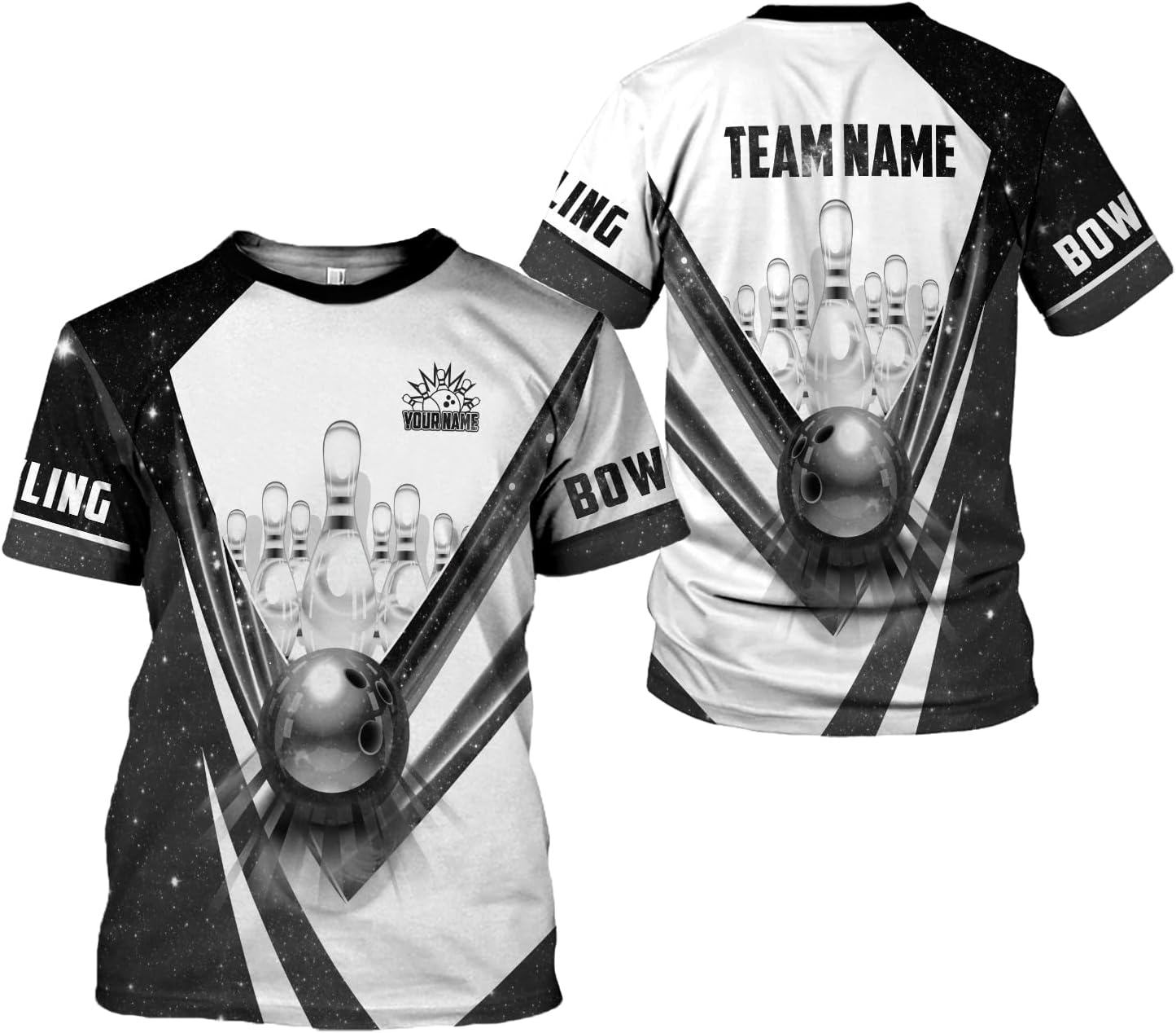 AOVL Custom Bowling Shirts for Men Bowling Shirts Bowling Shirts Unisex Bowling Jerseys for Men Custom Bowling Shirts for Men