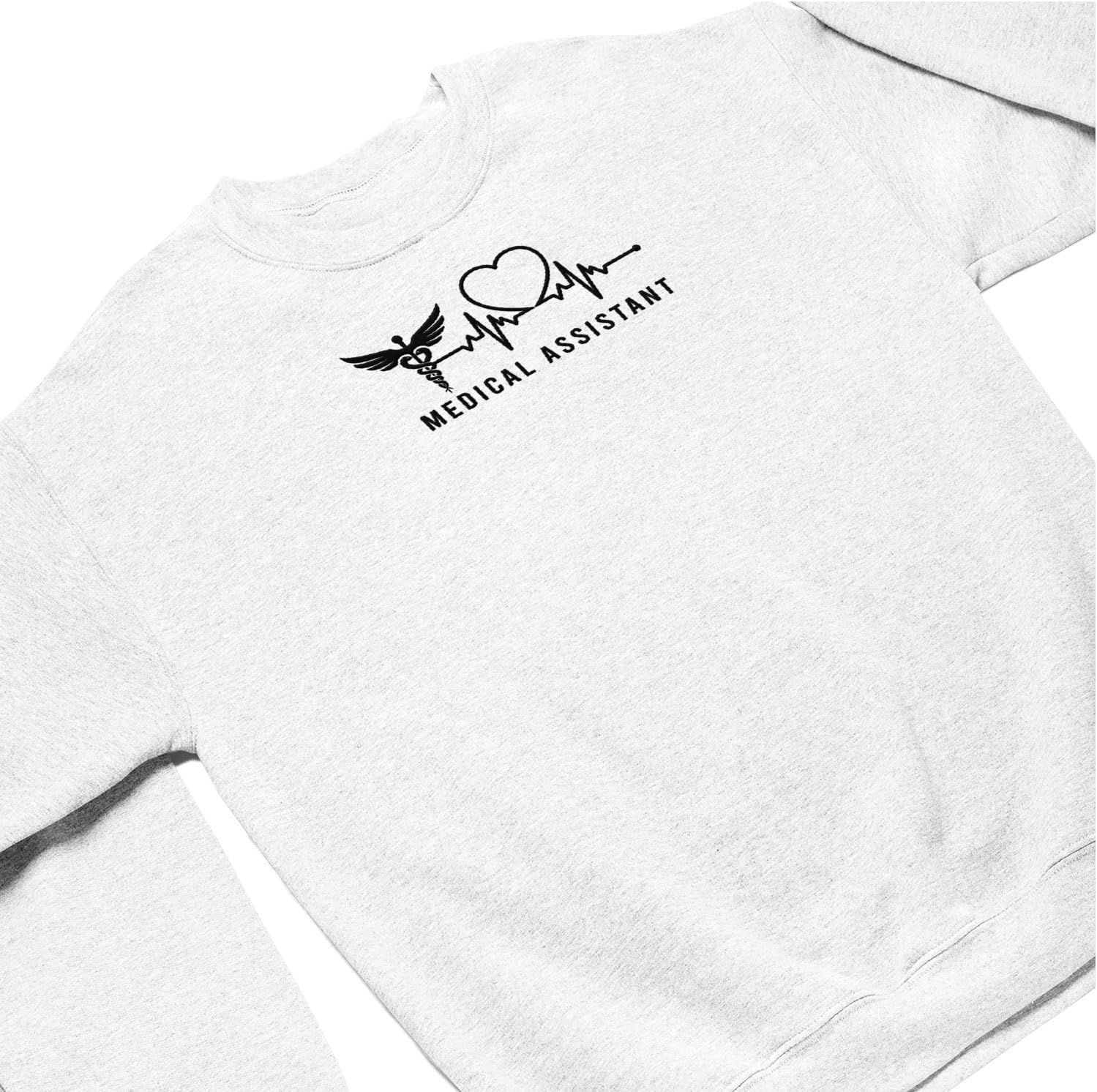 Custom Medical Assistant Embroidered Sweatshirt for Women, MA Nurse Crewneck, Medical Assistant Shirts Gift for Nurse