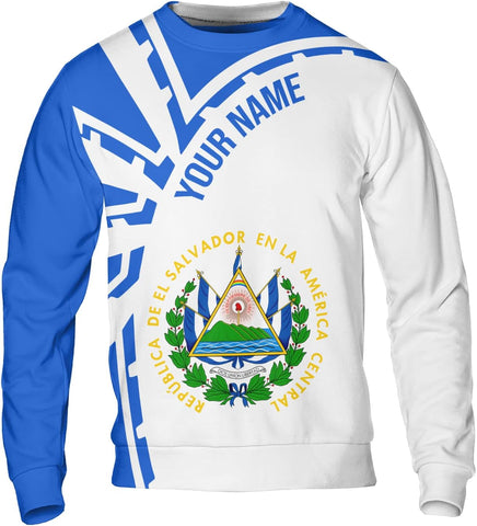 AOVL Custom El Salvador 3D Shirt for Men Camiseta De El Salvador Flag Shirt Salvadorans Pride Jersey El Salvadoreña Tshirt