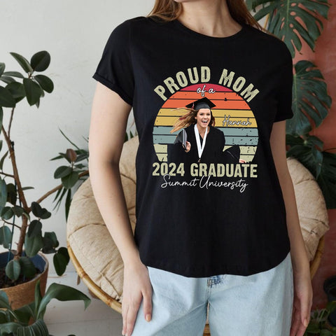 Personalized Graduation 2024 Shirt Proud Family of A Class of 2024 Graduate Class of 2024 Senior Class of 2024 Class of 2024
