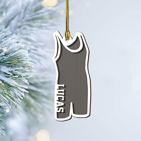 Artparel Personalized Wrestling Ornament Wrestling Helmet Ornaments Wrestling Christmas Ornament Gift for Wrestling Player Wrestling Christmas Tree Ornaments for Boys or Girls (Wrestling 10)
