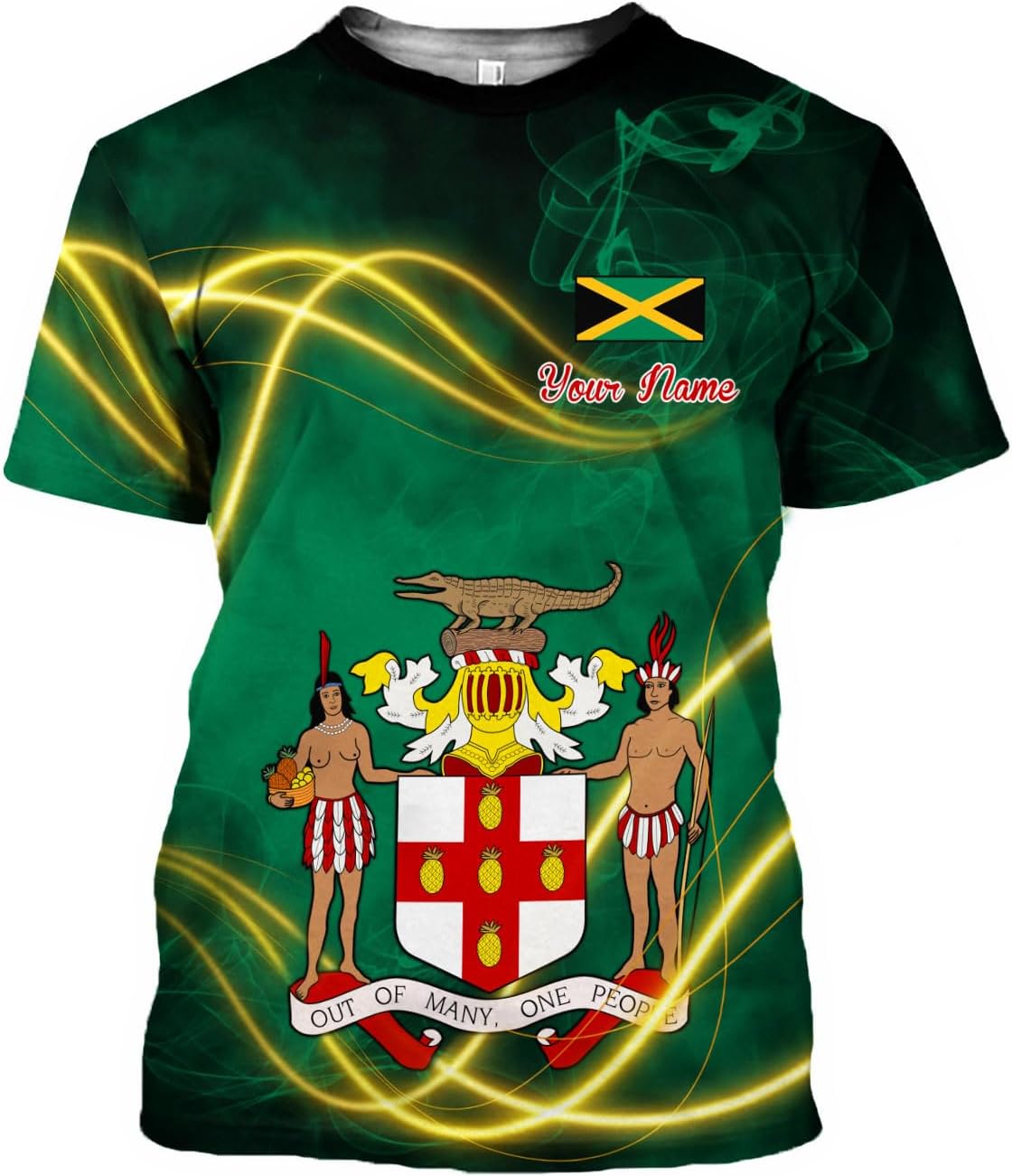 Personalized Jamaica Shirt Custom Jamaica Flag Lion Shirt for Men and Women, Jamaican Pride T-Shirt, Jamaica tshirt Jamaicana