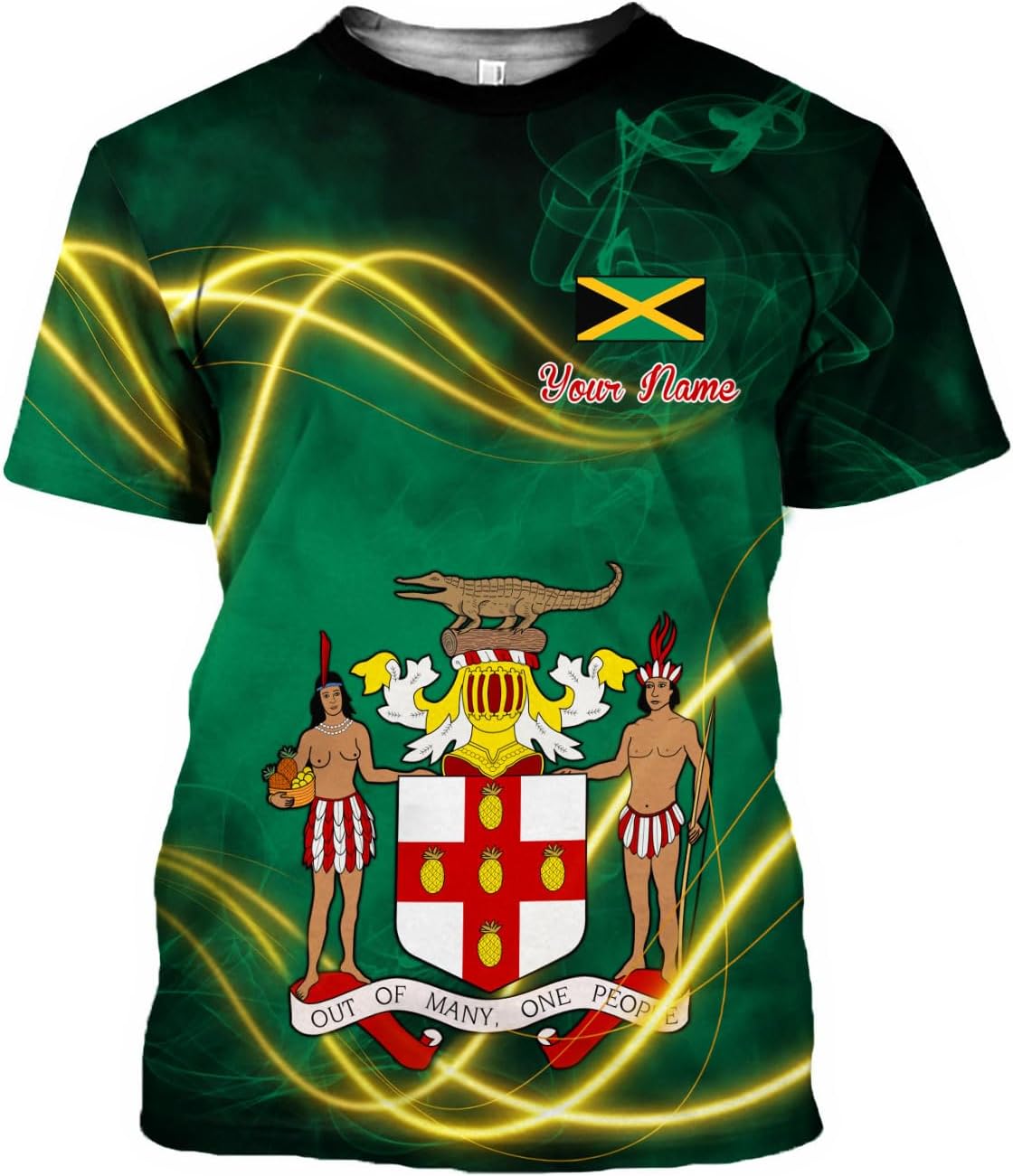 Personalized Jamaica Shirt Custom Jamaica Flag Lion Shirt for Men and Women, Jamaican Pride T-Shirt, Jamaica Tshirt Jamaicana