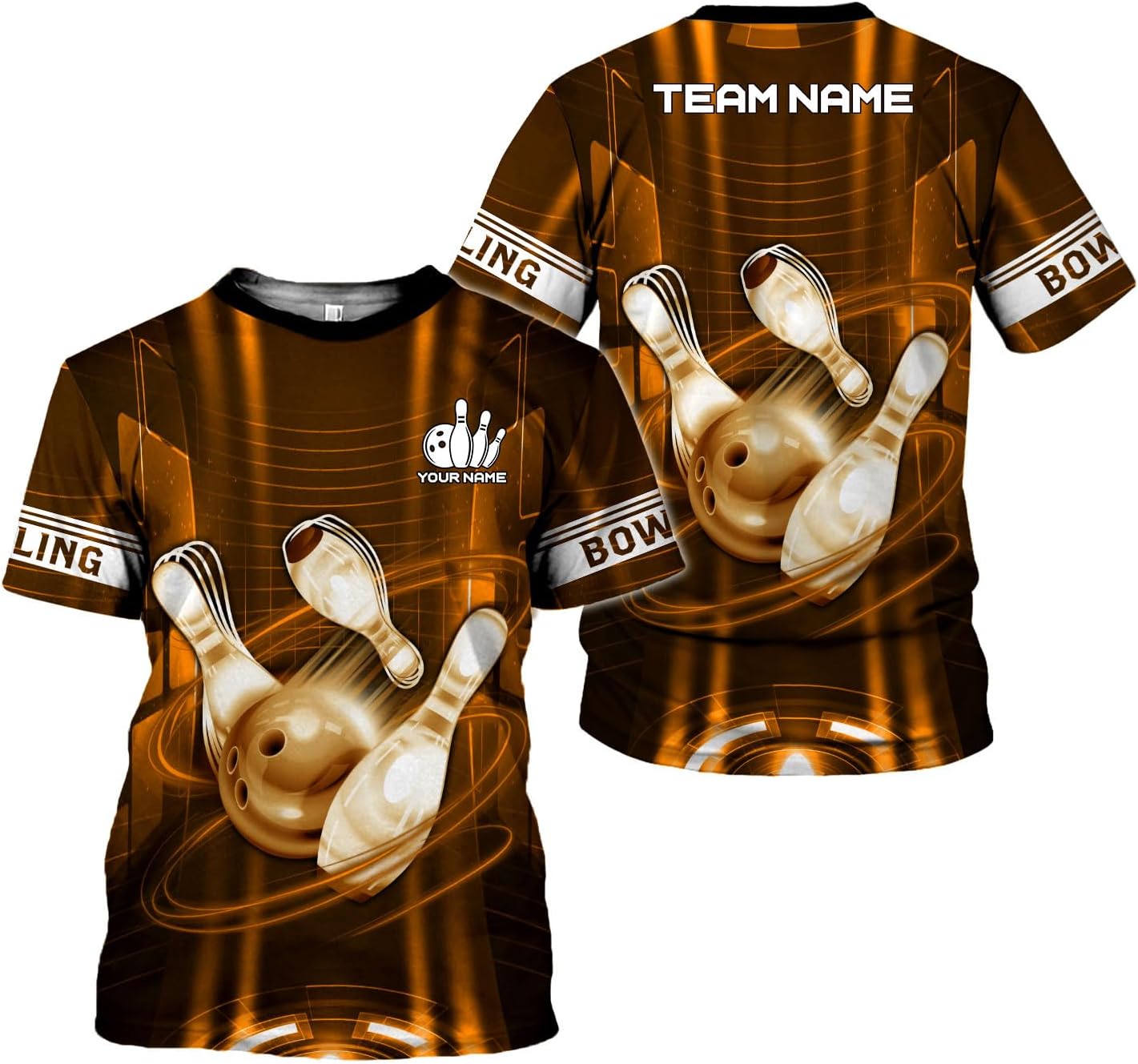 mostprints Personalized Name Bowling Shirts for Men & Women, Bowling Shirts for Team Bowling, Bowling Shirts Gift Unisex