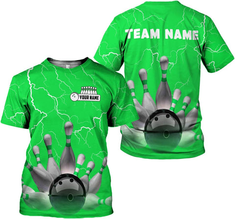 Custom Bowling Shirts, Personalized Name Bowling Shirts Unisex, Bowling Jerseys for Men & Women, Team Bowling Shirt Gift