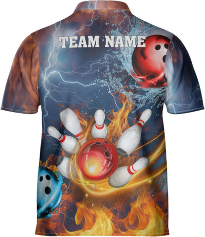 Ligthuy Personalized Name Bowling Jersey 3D, Custom Bowling Shirts for Team, Bowling Shirt Unisex for Men & Women4