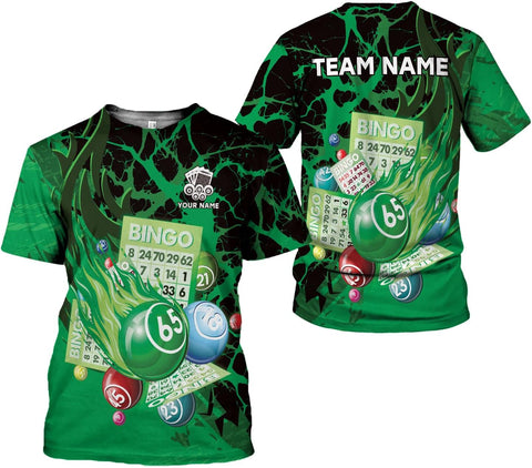 Custom Bingo Shirts for Women Bingo Lover Casino Players T-Shirt Funny Bingo Shirts Gifts Funny Bingo Player Game Lover Gift