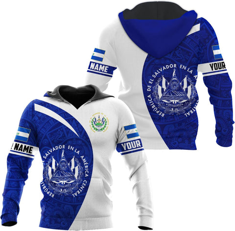 Personalized El Salvador Shirt Custom Camiseta de El Salvador Flag Shirt Men, Women Salvadorans Pride El Salvadoreña Tshirt