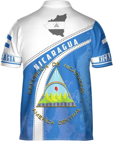 Rivelus Customized Nicaragua Jersey Shirt for Men Women Personalized Nicaraguan Jerseys with Name Nicaragua Shirts Unisex