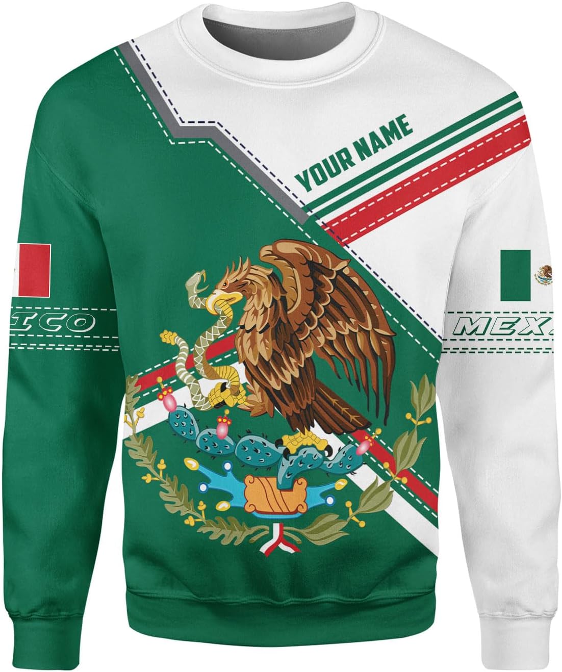 Personalized Name Mexican Shirts for Men, Customized Mexico Shirts for Men, Mexico Shirts for Women Mexico Shirt Eagle Flag