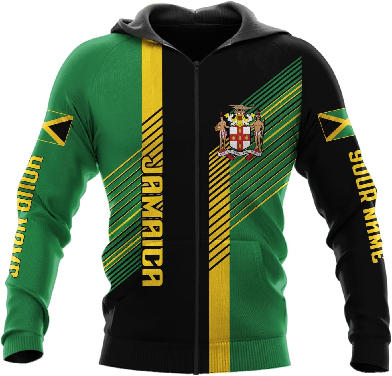 Personalized Jamaica Hoodie - Men & Women Jamaican Pride Shirt Gifts