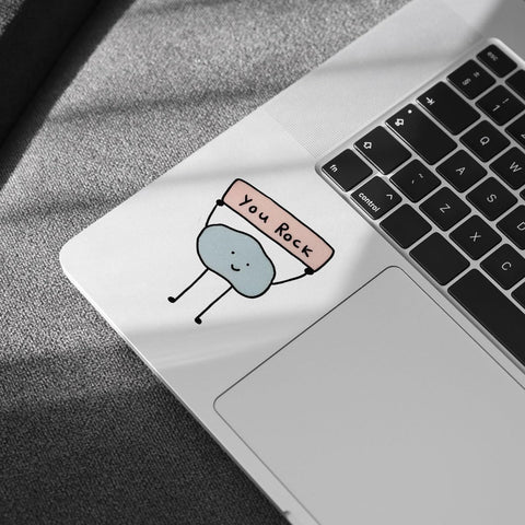 (3pcs) You Rock Sticker, Funny You Rock Sticker, You Rock Meme Motivation Sticker, Sticker Die-Cut Waterproof Vinyl Sticker for Laptop Water Bottle Phone Window Helmet