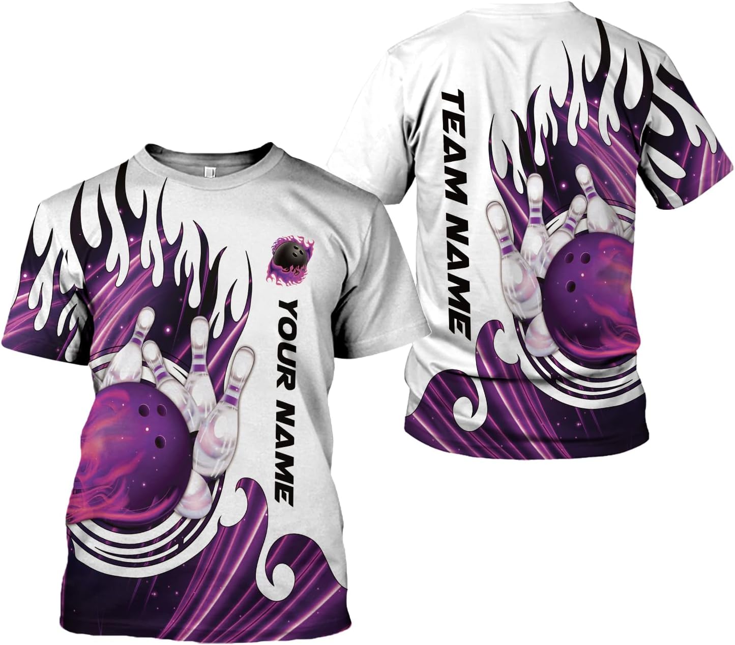 AOVL Custom Bowling Shirts for Men Bowling Shirts Bowling Shirts Unisex Bowling Jerseys for Men Custom Bowling Shirts for Men