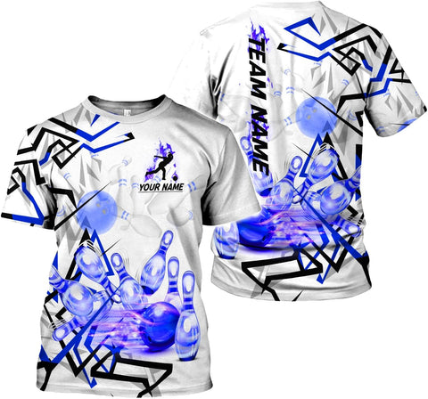 Rivelus Custom 3D Bowling Shirts Personalized for Men and Women - Unique Team Shirt & Gifts for Bowling Lovers