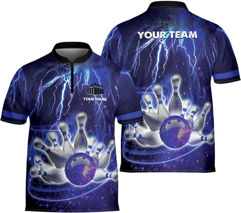 Ligthuy Personalized Bowling Jersey 3D, Bowling Shirts for Team, Bowling Shirt Unisex for Men Women, Bowling Shirts for Men