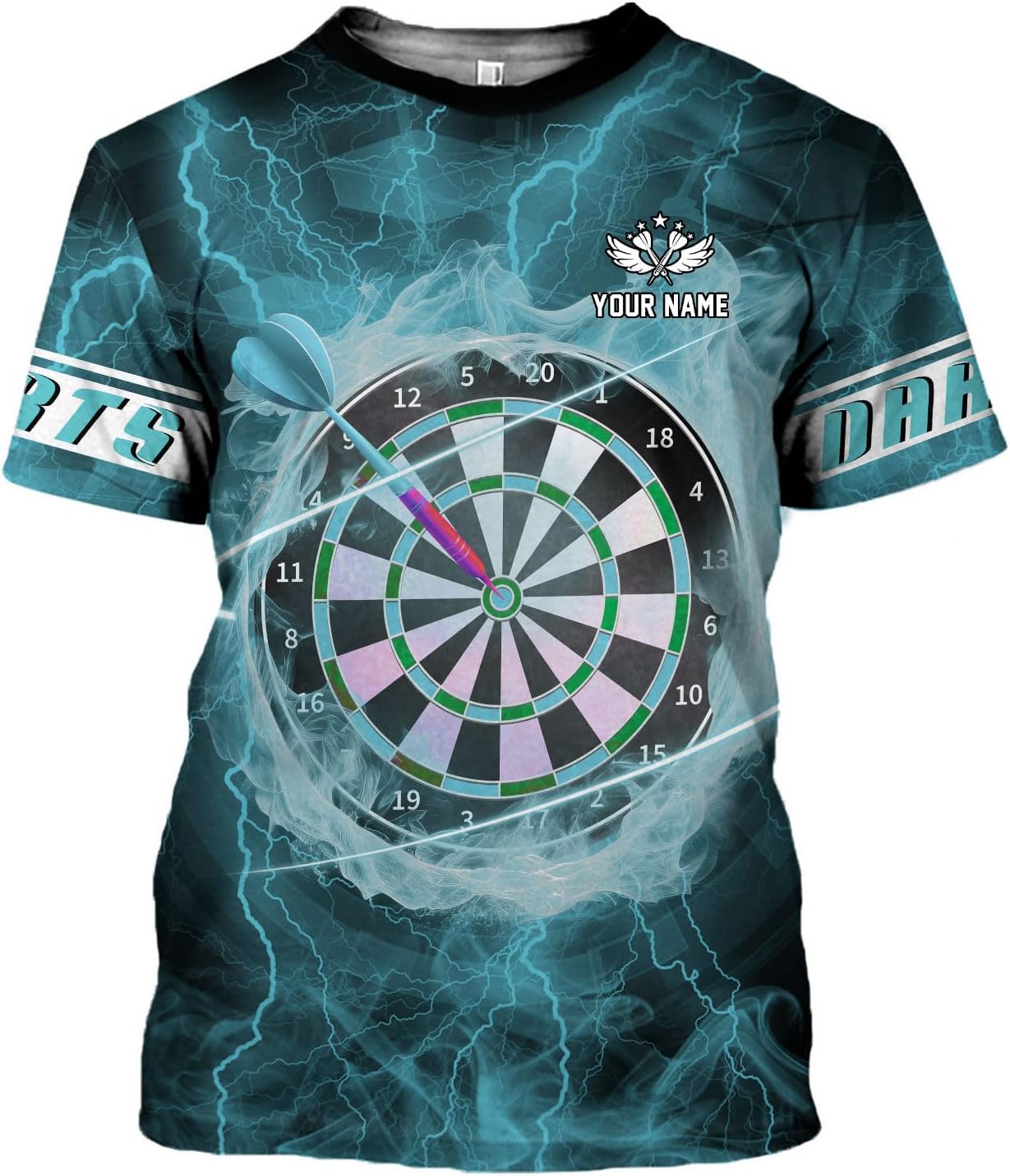 mostprints Personalized Dart Shirts, Darts Shirts for Men, Dart Jerseys for Teams, Dartboard Players Shirt Darts Board Gift