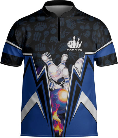 mostprints Personalized Bowling Jersey Gift 3D Custom Bowling Shirts for Team Name Bowl Bowler Shirt Unisex Cool Men Women
