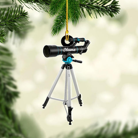 Royal Fight Custom Telescope Ornament Telescope Christmas Light Ornaments Loved Telescope Ornament Telescope Christmas Ornament 2024 Telescope Lovers Ornament Telescope Gift Xmas (TC1)