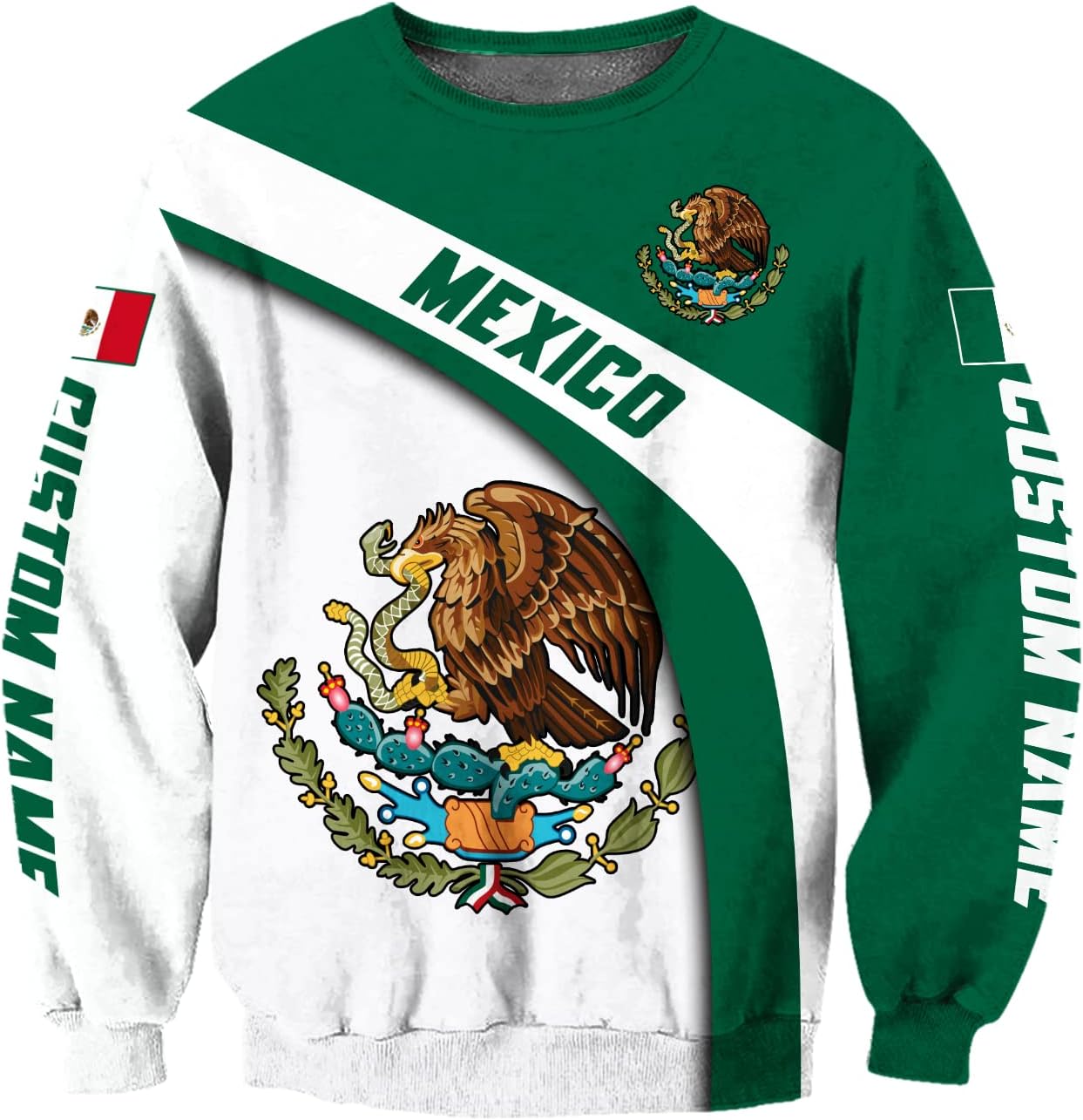 Personalized Name Mexican Hoodie 3D, Customized Mexican Hoodies for Men, Unisex Mexico Hoodie 3D, Mexico Hoodies for Men, Mexico Flag Gift for Women, T Shirt, Zip Up Hoodie, Sweatshirt HDM107